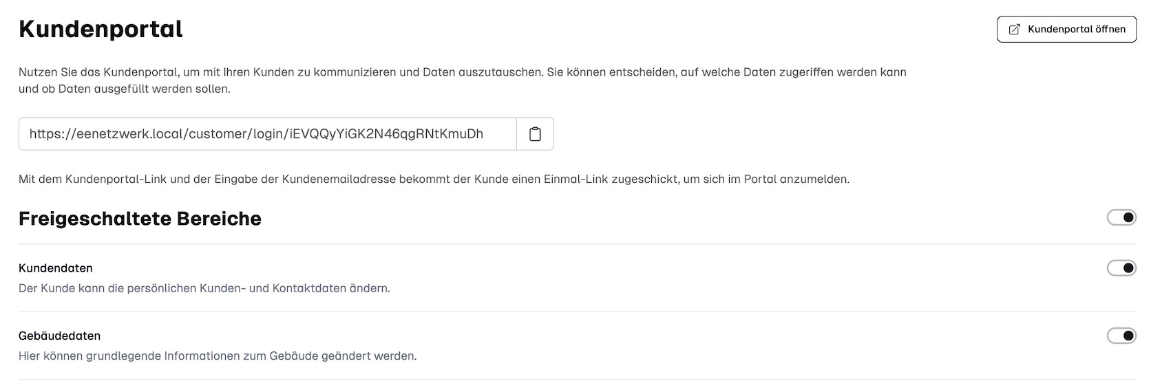 Kundenportal